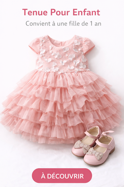 Robe Princesse Enfant Fleurie