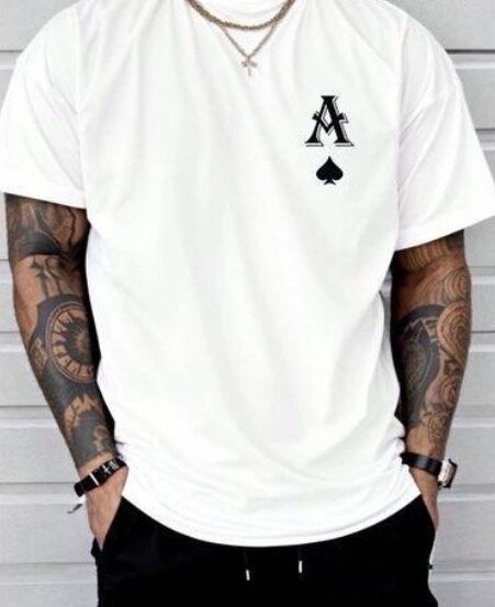 T-shirt blanc motif inspirant