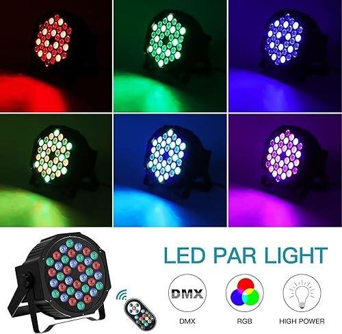 Projecteur LED RGB DMX