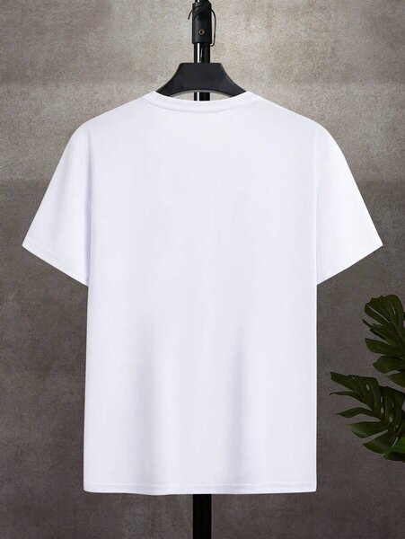 T-shirt couleur unique blanc