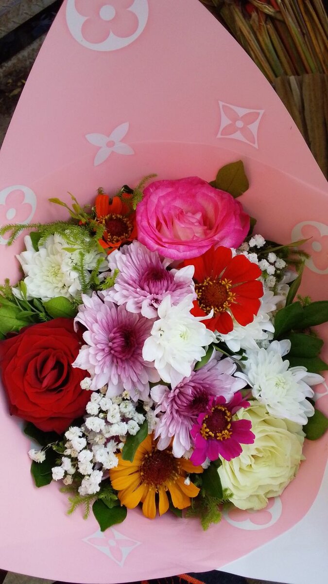 Bouquet de Fleurs Colorées