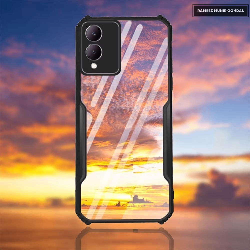 Vivo Y17s Shockproof Armor Back Cover - Durable Phone Case