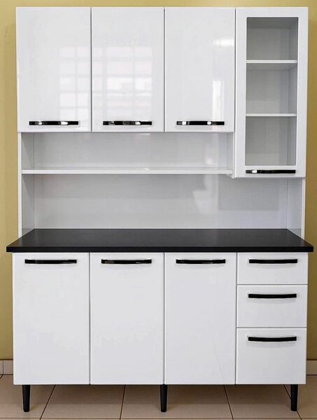 Buffet de cuisine moderne blanc