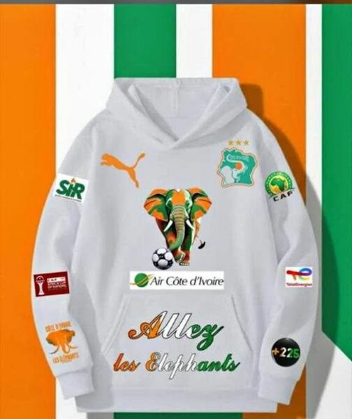 Sweat à capuche équipe de Côte d'Ivoire