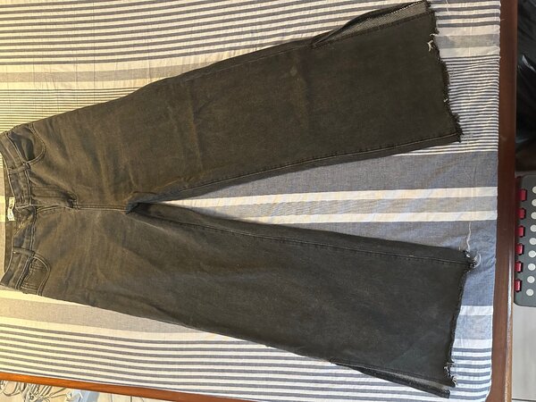 Jean gris pattes déléphant