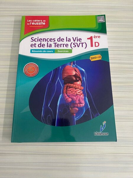 Livre Sciences de la Vie 1ère