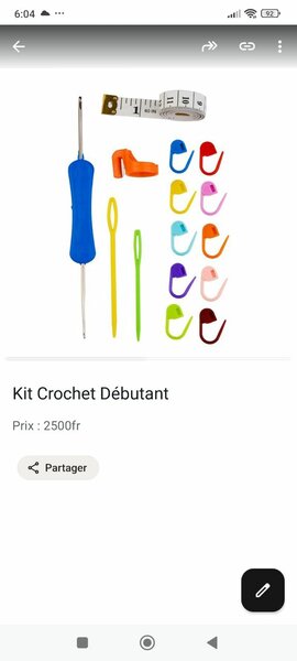 Kit Crochet Débutant
