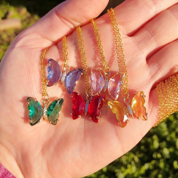 Beautiful Butterfly Necklaces