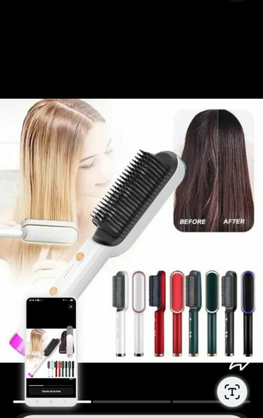 Brosse lissante cheveux électrique