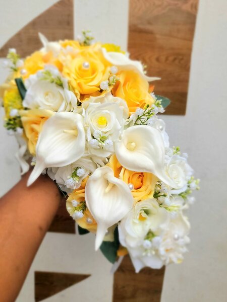 Bouquet ,porte alliance,