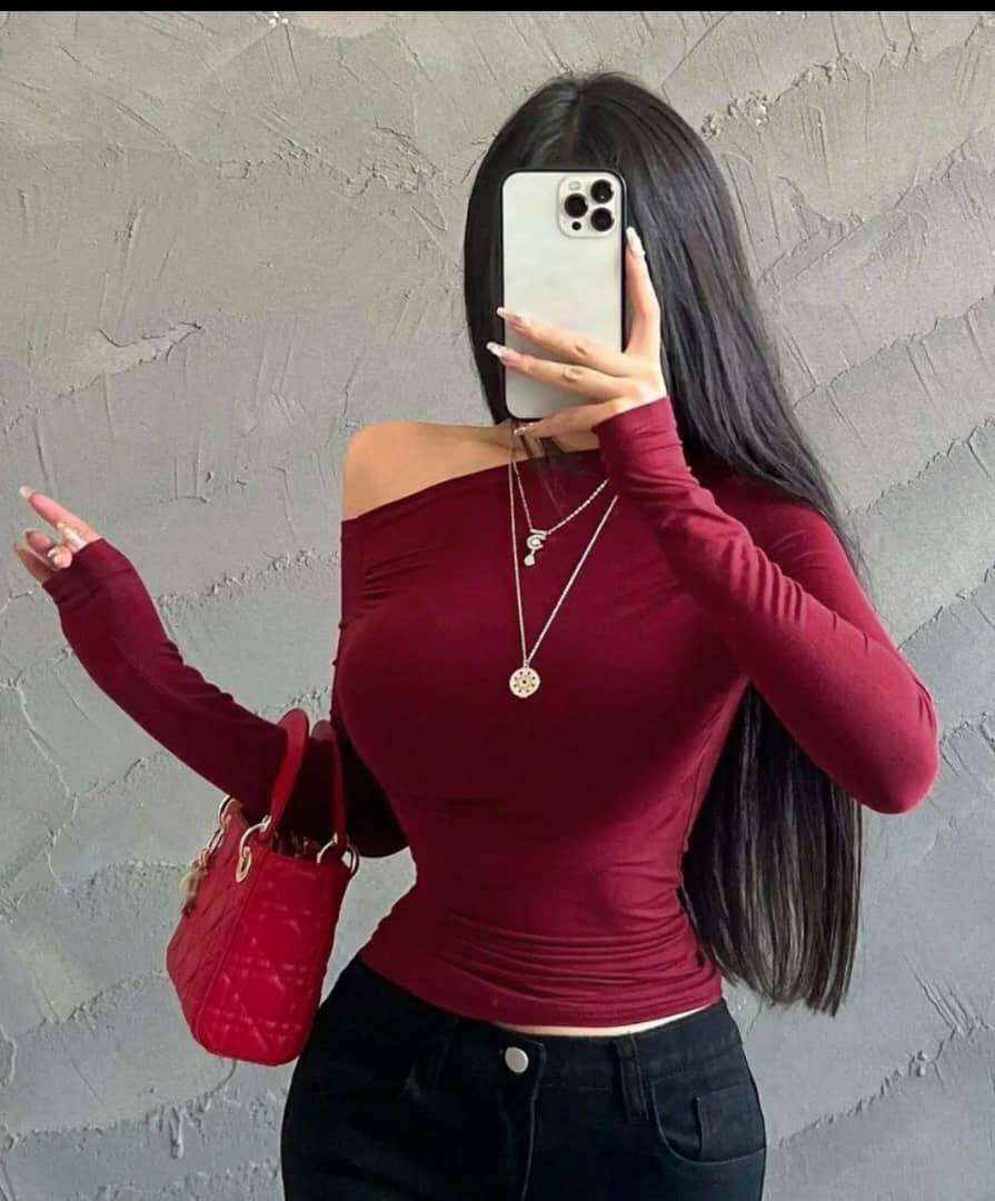 Top asymétrique femme