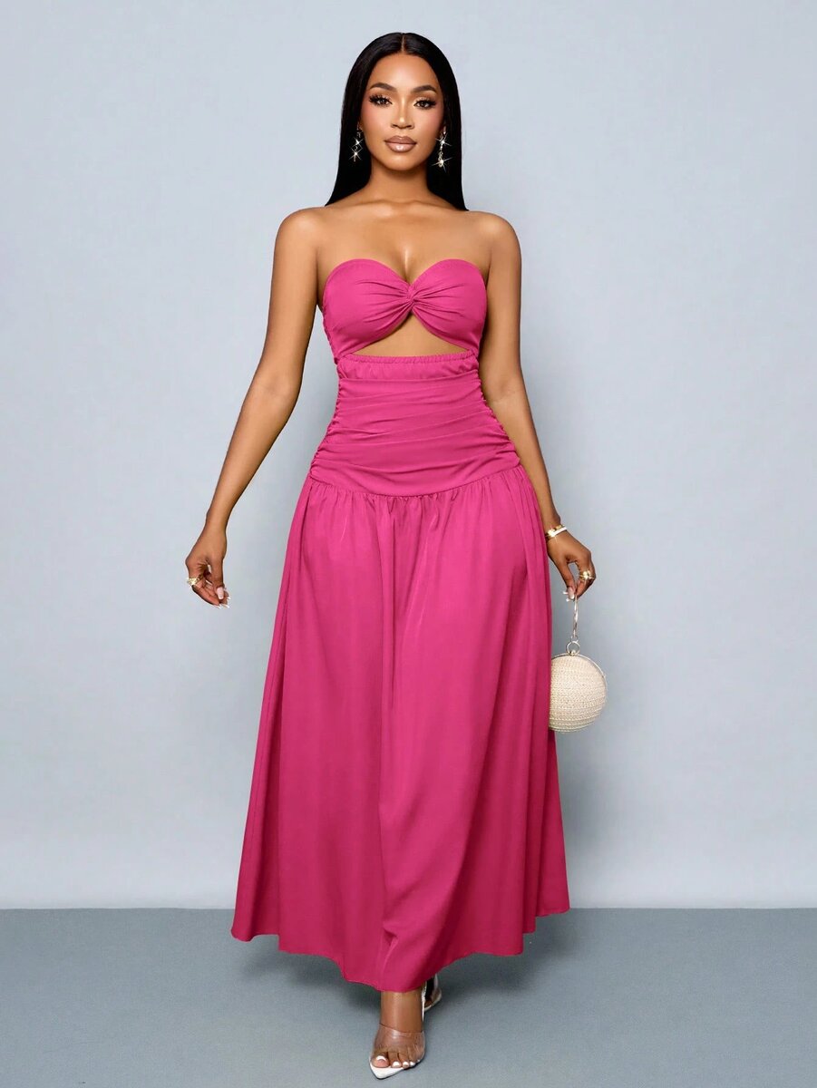 Robe Élégante Dos Nu Femme