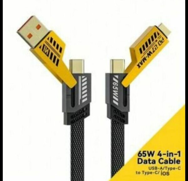 Câble USB 4-en-1 65W