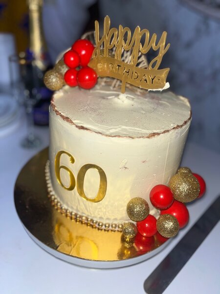 Gâteau d'anniversaire 60 ans