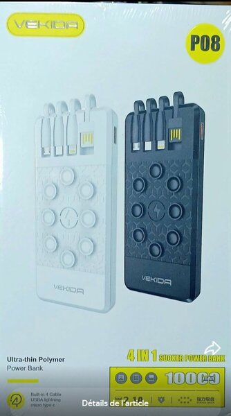 Batterie Externe VEKIDA 10000mAh