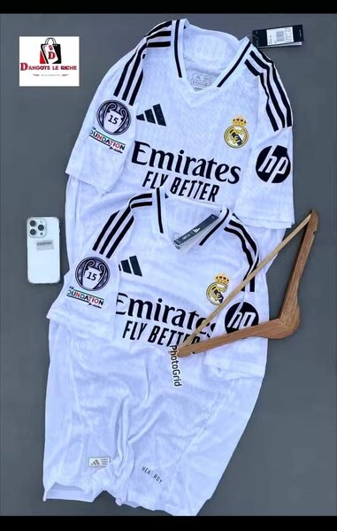 Maillot de Football Blanc Adulte