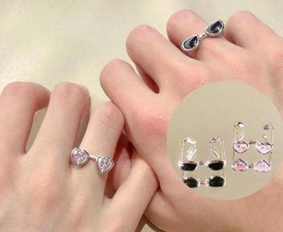 Ensemble de Bagues Élégantes