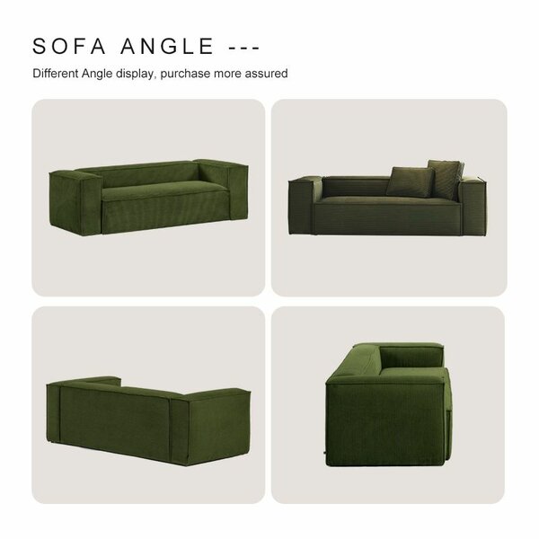 Canapé Vert Modern Design