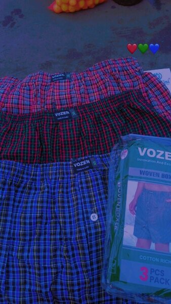 Lot de 3 boxers en coton