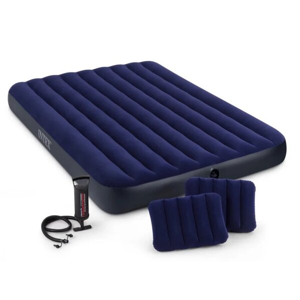 Matelas gonflable une place +pompe électrique