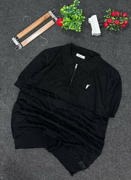 Polo noir homme tendance