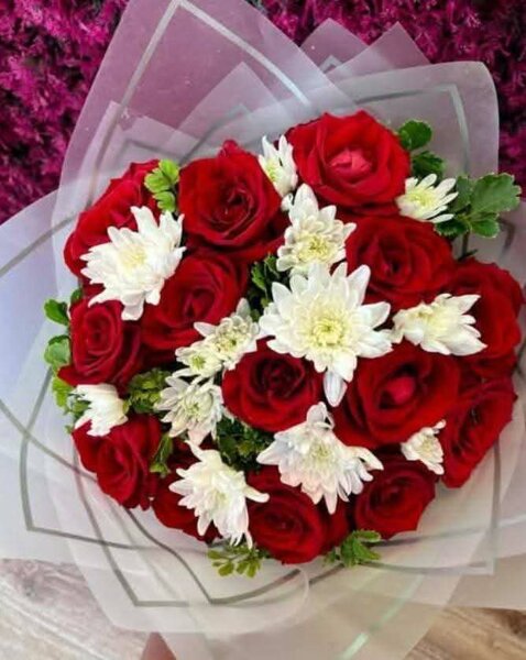 Bouquet de roses rouges