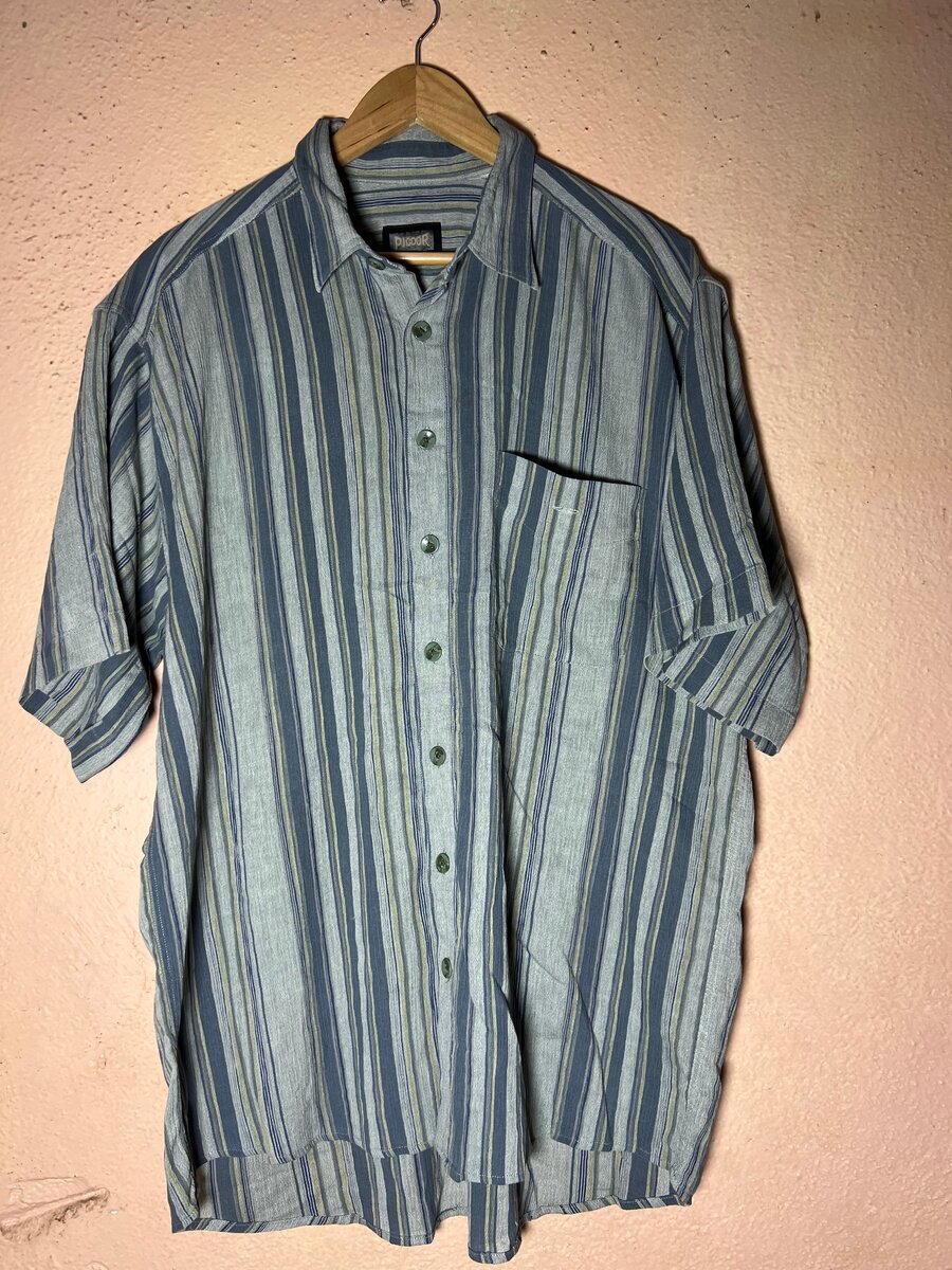 Chemise rayée décontractée homme