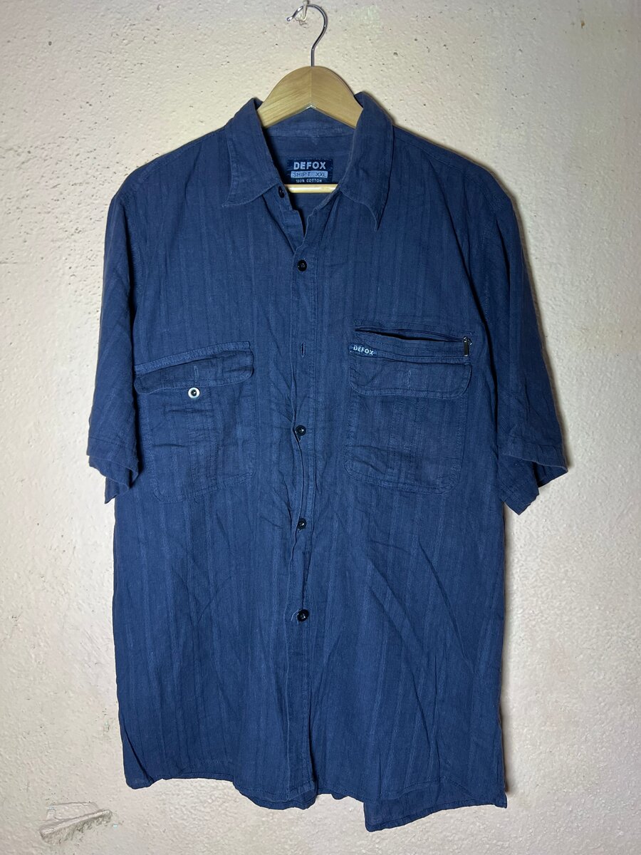 Chemise à manches courtes en lin