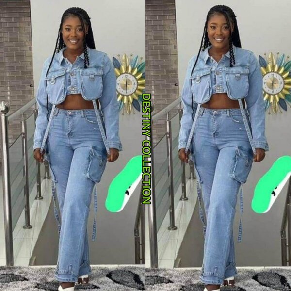 Veste et Jean Femme Denim