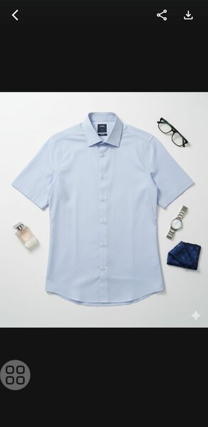 Chemise bleu homme élégante