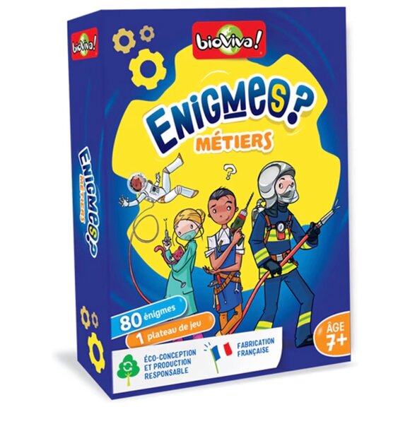 Jeu Enigmes Métiers 7+ ans