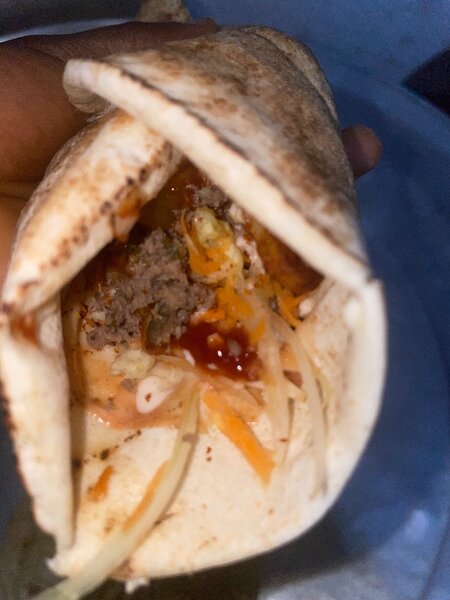 Shawarma africain à la viande