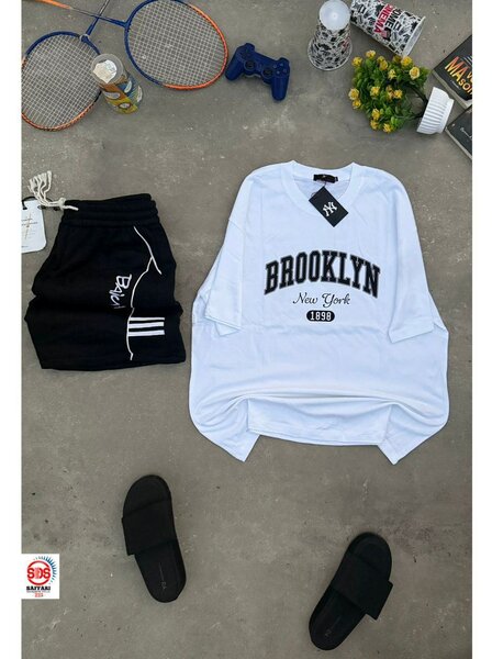 T-shirt Brooklyn blanc