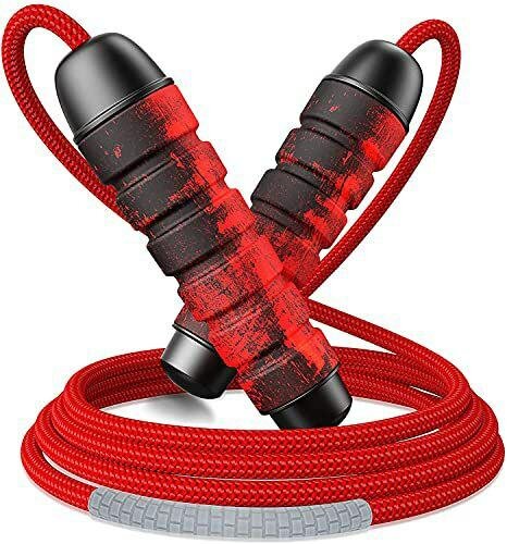 Corde à sauter fitness rouge