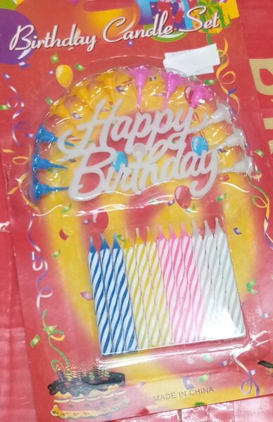 Bougie happy birthday