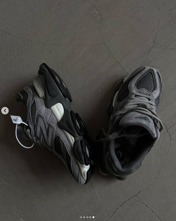 Кроссовки NB 9060 темно-серый, графит