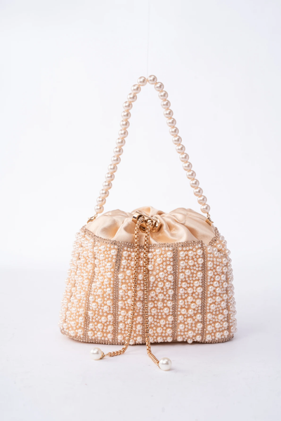 Pochette perlé chic