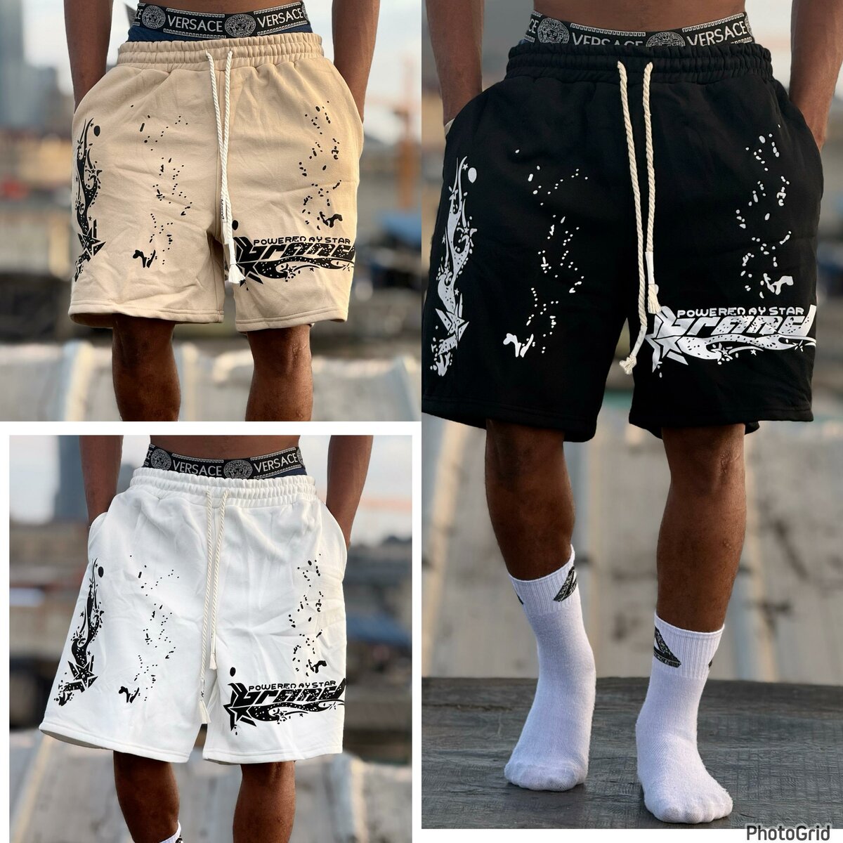 Shorts en coton décontractés