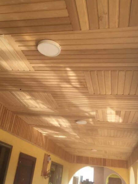 Pure wooden T&G for interior and exterior ceiling