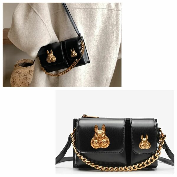 Sac à bandoulière lapin élégant