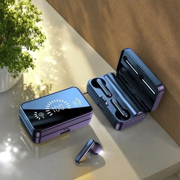Wireless Earbuds with LED Display