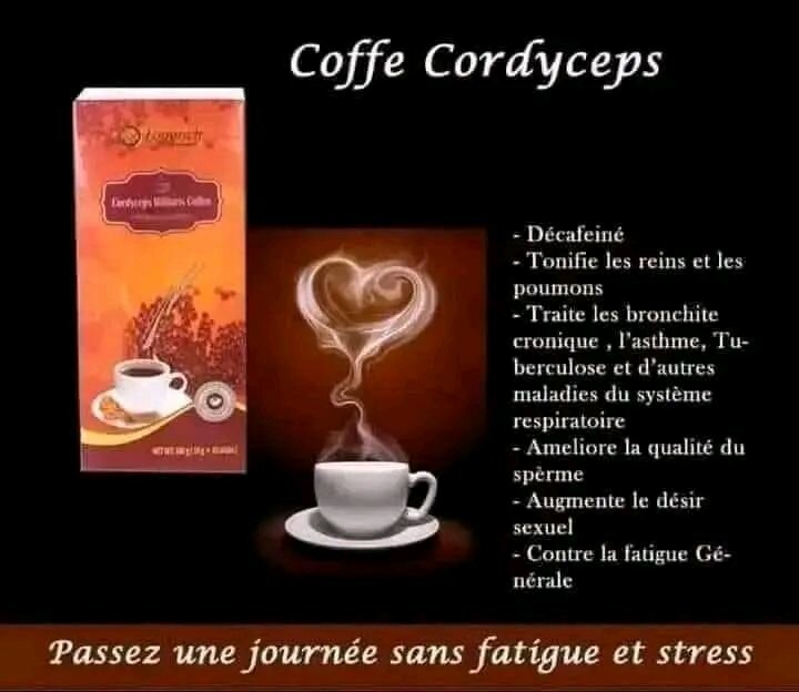 Café Cordyceps Décaféiné