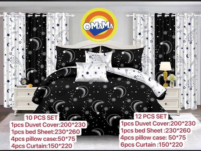 10 and 12 pcs bedspread