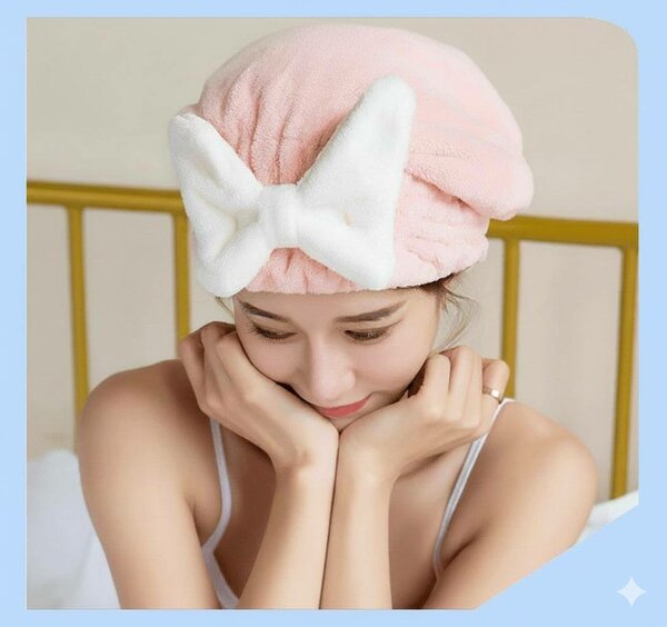 Serviette cheveux microfibre