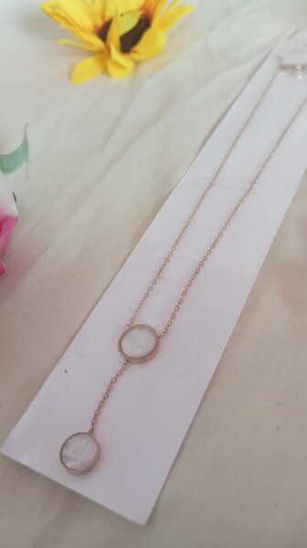 Collier pendentif cercle doré