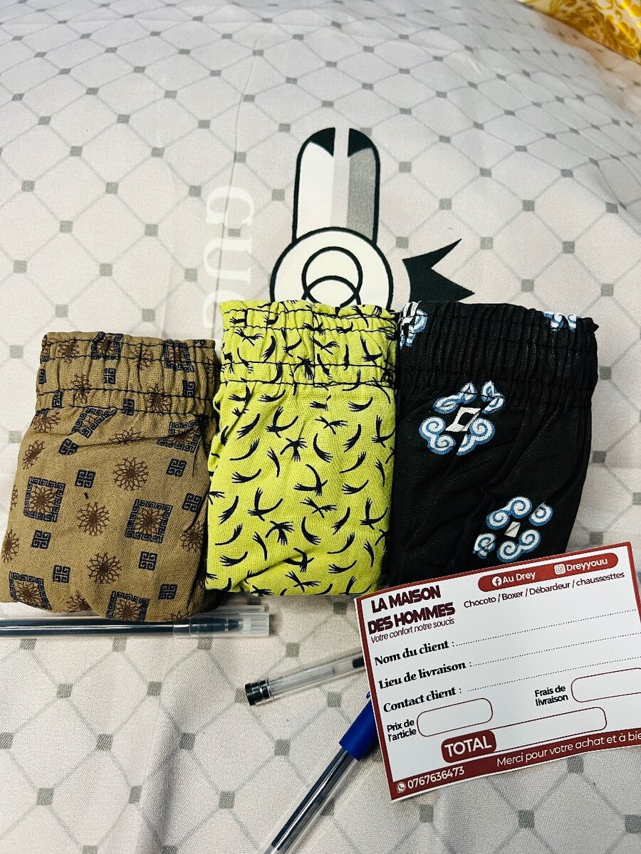 Boxer / caleçon / gagne temps