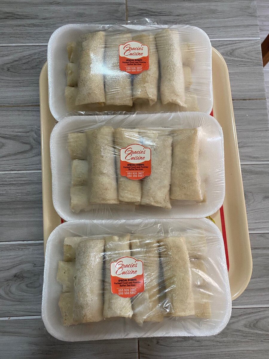 Springroll and samosa