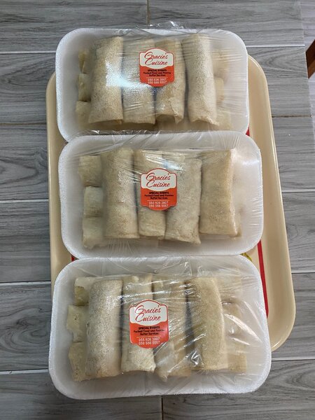 Springroll and samosa