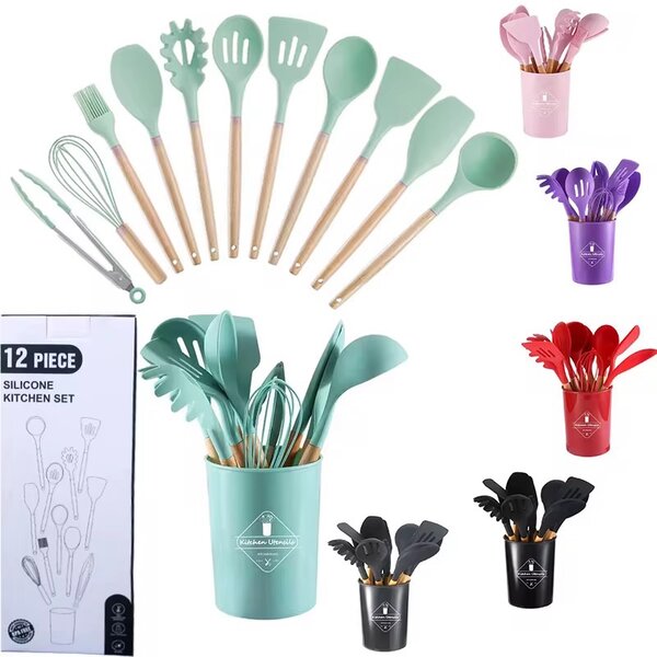 12pcs silicone set