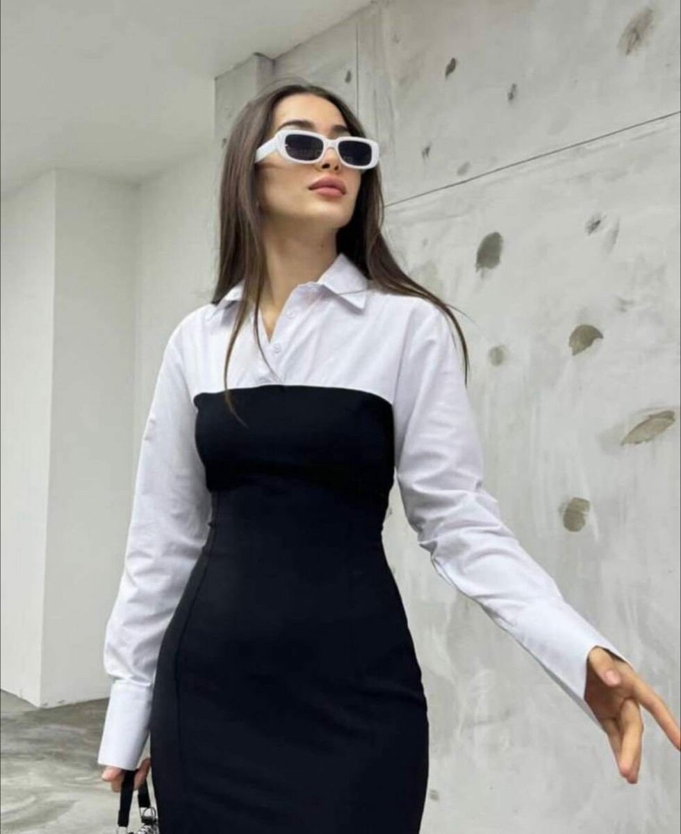 Платья под классику двойки